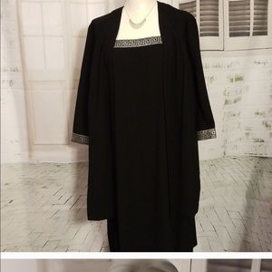 18wp black silver dress Dana Kay